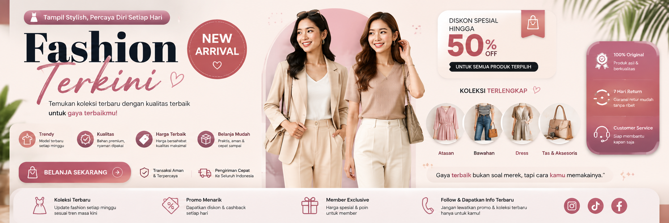 Fashion Terkini - Koleksi fashion terbaru untuk tampil stylish